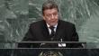 Roncagliolo condena el bloqueo a Cuba en la ONU