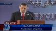 Ollanta Humala inauguró el III Encuentro Empresarial ASPA