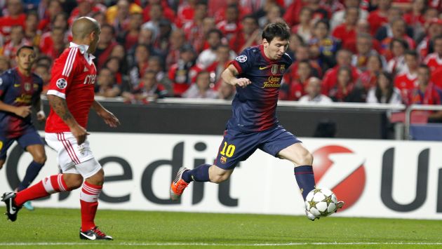 Como es usual, Messi desequilibró. (AP)