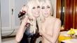 Lady Gaga posó en topless junto a Donatella Versace