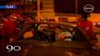 Otro chofer ebrio provoca accidente en el Centro de Lima