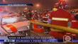 Accidentes de tránsito en Lima por fuerte llovizna
