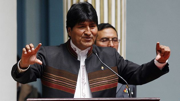 El presidente Evo Morales disparó contra EE.UU. (Difusión)