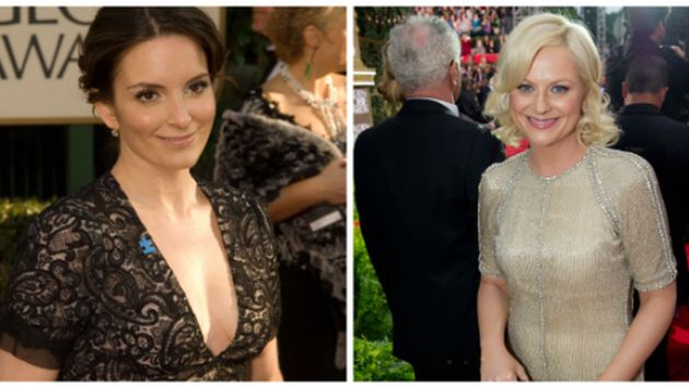 Ambas actrices trabajaron en Saturday Night Live. (Golden Globe)