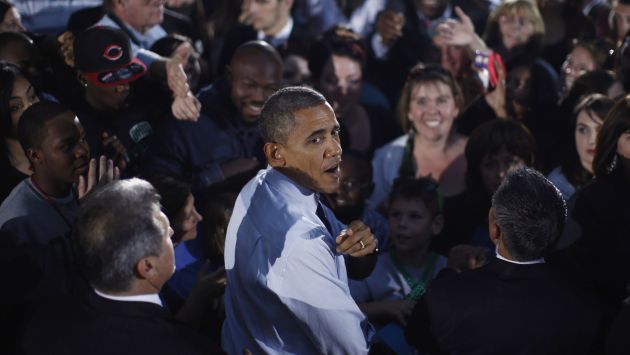 TEMPLE. El cambio de actitud de Obama fue fundamental para superar a Romney en el segundo debate. (Reuters)
