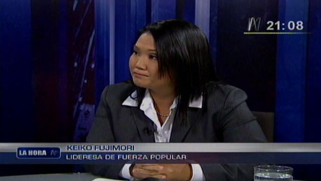 Keiko Fujimori conversó con Jaime de Althaus. (Canal N)