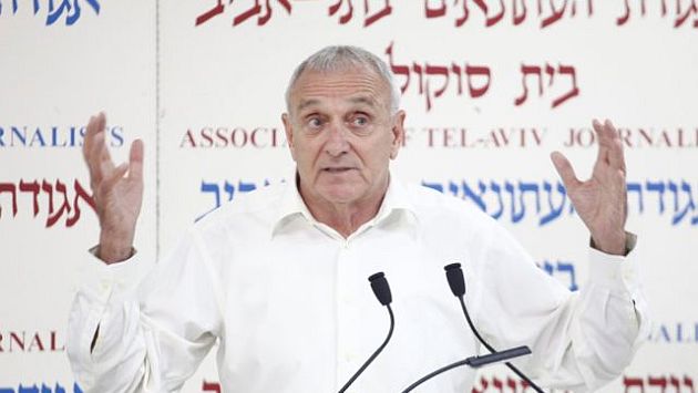 Aharonovitch llegó al país por encargo del presidente Shimon Peres. (Tomer Appelbaum/Haaretz)