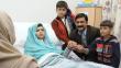 Malala Yusufzai se reencuentra con su familia en Reino Unido