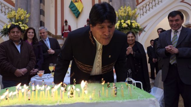 Evo festejó ayer sus 53 años. (Reuters)