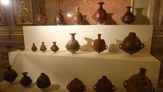 Primer lote de piezas fueron exhibidas en Palacio de Gobierno. (Perú21)