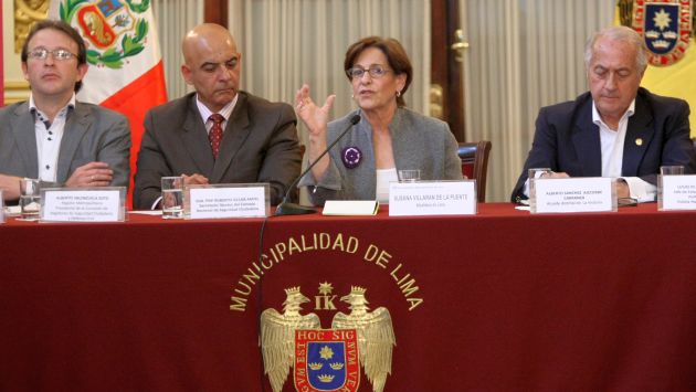 Conferencia en la que Villarán habló de ‘exitoso’ operativo. (Perú21/Canal N)
