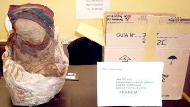 Momia peruana iba a ser llevada a Francia. (lapatriaenlinea.com)