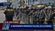 Más de 3,000 policías rodean perímetro de La Parada