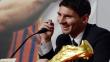 Lionel Messi recibió la Bota de Oro