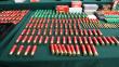 Hallan 4,500 municiones camufladas en ómnibus interprovincial