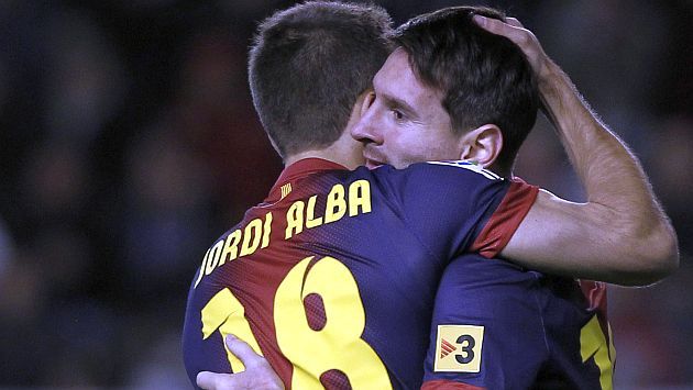  ESTÁ EN DEUDA. Lionel Messi se quedó con las ganas de dedicarle un gol a Thiago. (AP)