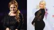 Adele apoya a Christina Aguilera