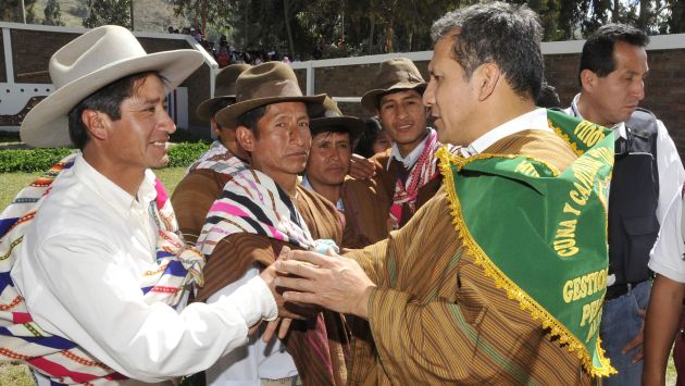 Humala apoya a Huancavelica. (Andina)