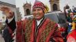 Evo Morales dice que su fortuna se triplicó por los ponchos que le regalan