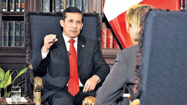 AUTOCRÍTICA. Humala reconoce que haber tomado las riendas del país no es nada fácil. (Andina)