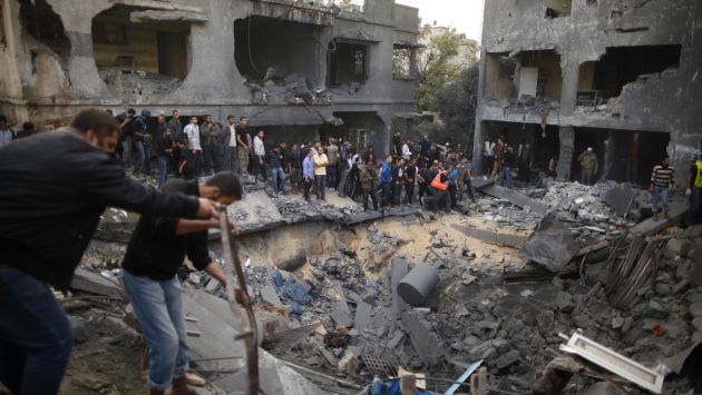 Viviendas destruidas en Gaza. (Reuters)