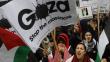 Protestas frente a las embajadas israelíes en París y Londres