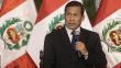 Ollanta Humala acuña frase ‘el tiempo vale agua’