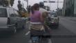 Chorrillos: Circulan en moto sin casco