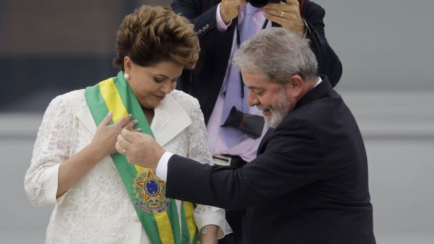 Rousseff dejó de ser vista como la candidata que Lula postuló porque no podía postular. (AP)