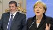 Angela Merkel le recuerda a Mohamed Mursi importancia de reparto de poderes
