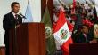 Ollanta Humala: “Las Fuerzas Armadas deben asumir nuevos roles”