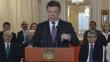 Juan Manuel Santos confirma que evalúa retiro de Colombia de Pacto de Bogotá