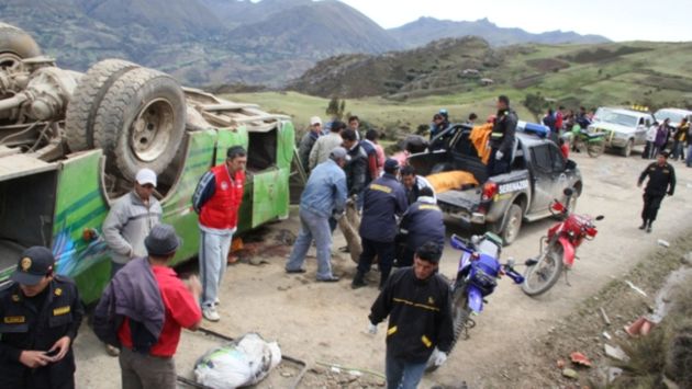 Accidente ocurrió en Pataz. (Andina)