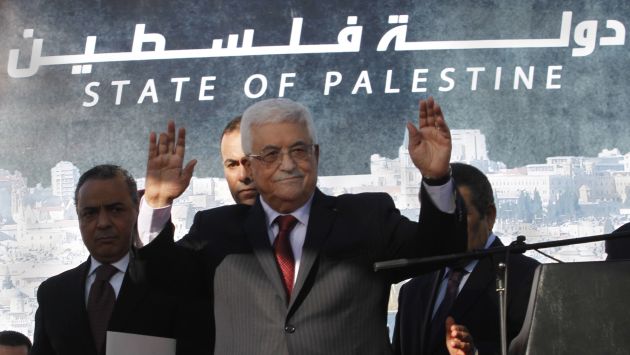 Abas dio discurso en Cisjordania. (AP)