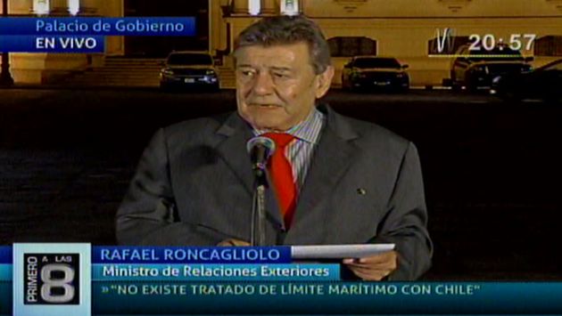 Rafael Roncagliolo se pronunció sobre alegatos chilenos. (Canal N)
