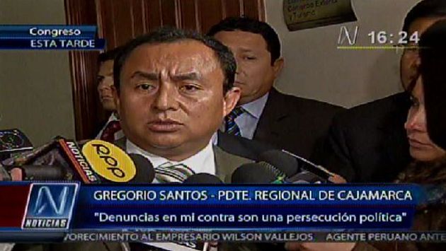 Santos declaró a su salida de la comisión. (Canal N)