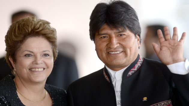 Nuevo miembro. En tiempo récord, Morales aceptó ingresar al bloque. Rousseff le dio la bienvenida. (AP)