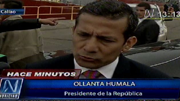 Humala sigue sin pronunciarse. (Canal N)