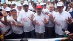 Jiménez participó en la marcha ‘Por un Perú Integro’. (Andina/Canal N)