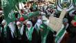Palestinos celebran 25 aniversario de Hamas en Cisjordania 