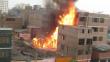 Incendio en Breña destruye siete casas