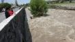 Arequipa: Vías interrumpidas y aumento de caudal de ríos por lluvias