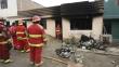 Un muerto deja racha de incendios en Lima