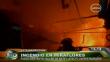 Incendio en Miraflores arrasó con taller de arte y carpintería
