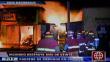 Incendio arrasa con 20 puestos de mercado en Chosica