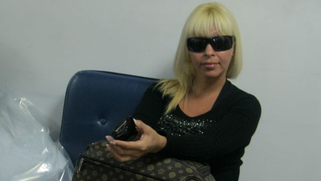 INVESTIGADA. Hace 15 días, Maribel Velarde fue detenida en el aeropuerto Jorge Chávez. (Difusión)