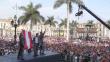 FOTOS: La fiesta se instala en la Plaza de Armas de Lima