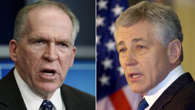 John Brennan y Chuck Hagel. (Reuters)