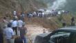 Constantes deslizamientos en carreteras causan preocupación en Ayacucho