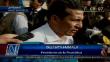 Ollanta Humala pide derogar leyes a favor de criminales como ‘Gringasho’